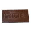 Chocolate block with Best Dad Ever message