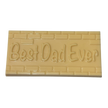 White chocolate bar with Best Dad Ever message