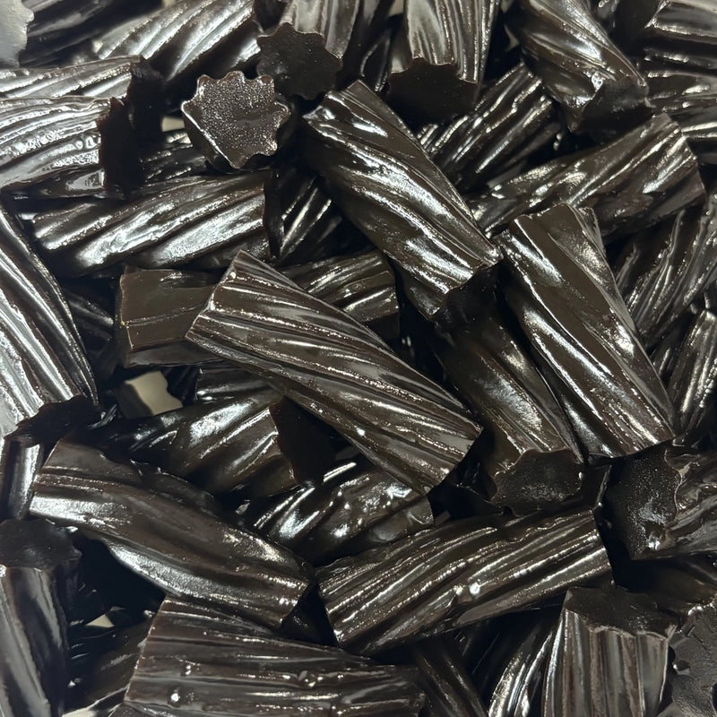 Black licorice twists