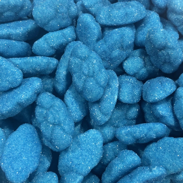Blueberry clouds dusted with sour sugar