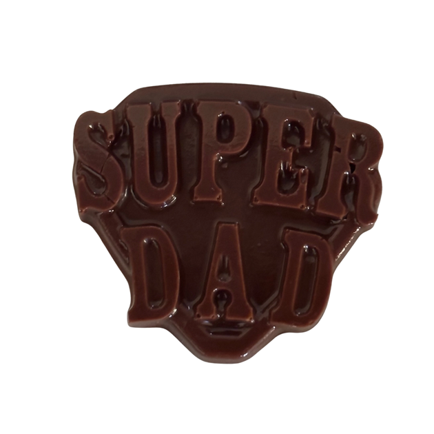 Super Dad chocolate medallion