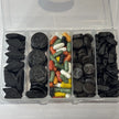 Assorted Dutch licorice in a lolly box
