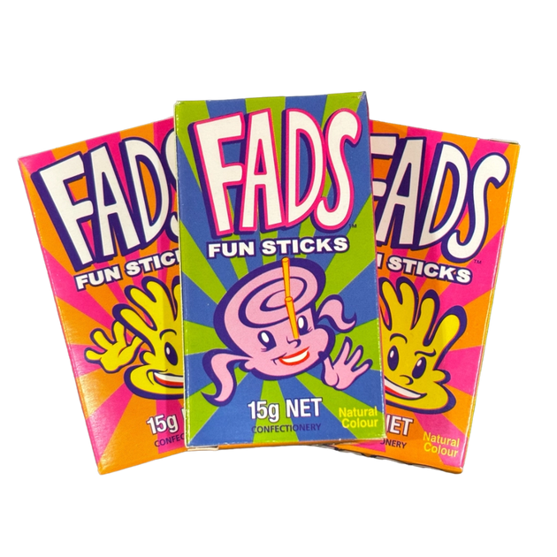 Colourful box of candy sticks