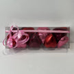 Pink and red foil chocolate hearts in gift box