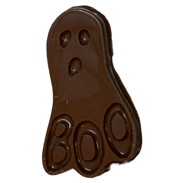 Ghost shaped milk chocolate