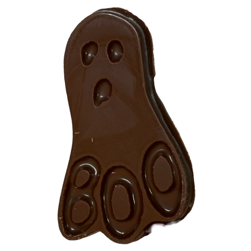 Ghost shaped milk chocolate