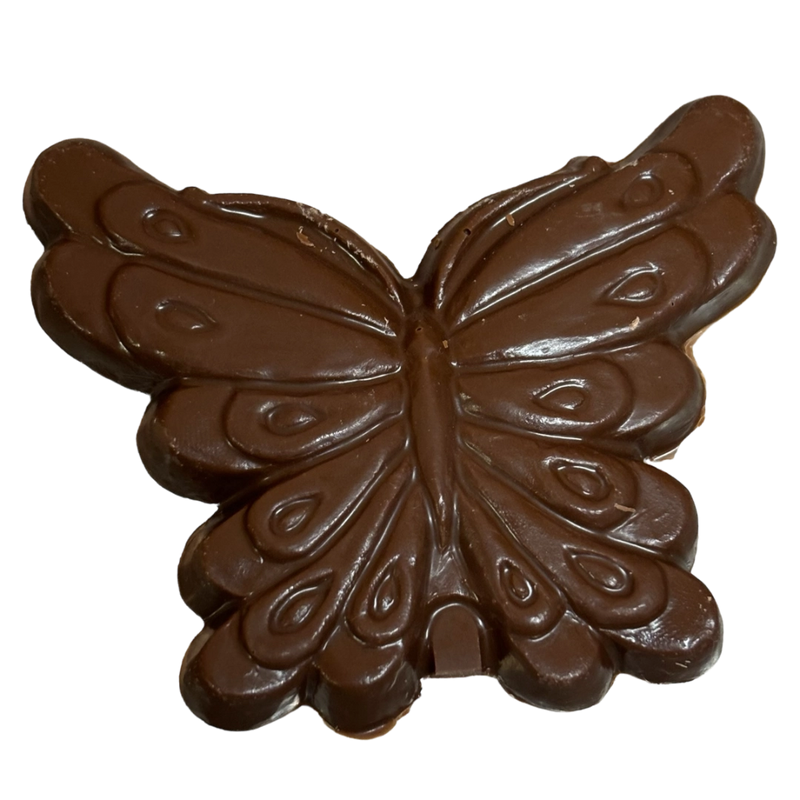 Butterfly shaped milk chocolate