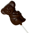 Milk chocolate koala lollipop