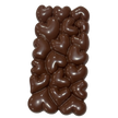 Chocolate block of heart shapes