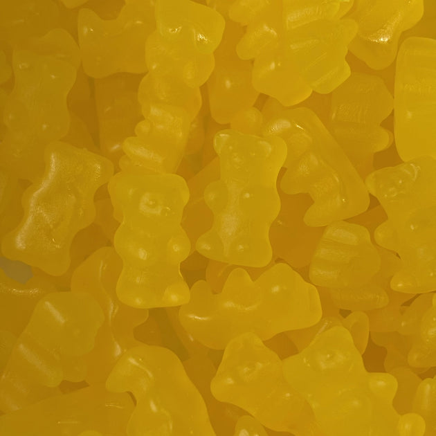 Yellow honey bear lollies