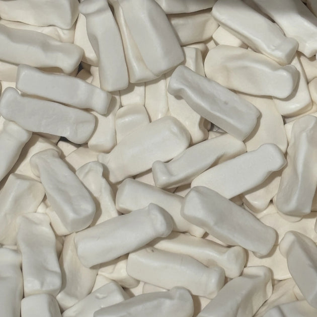 White milk bottle lollies