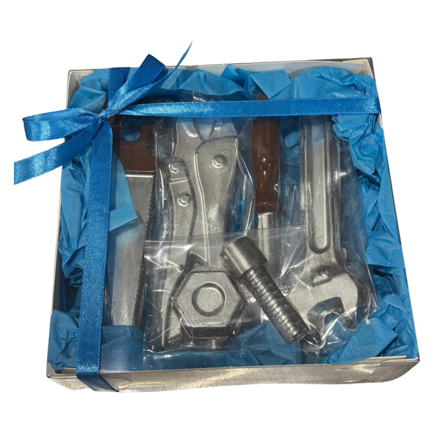 Chocolate tool set in square gift box