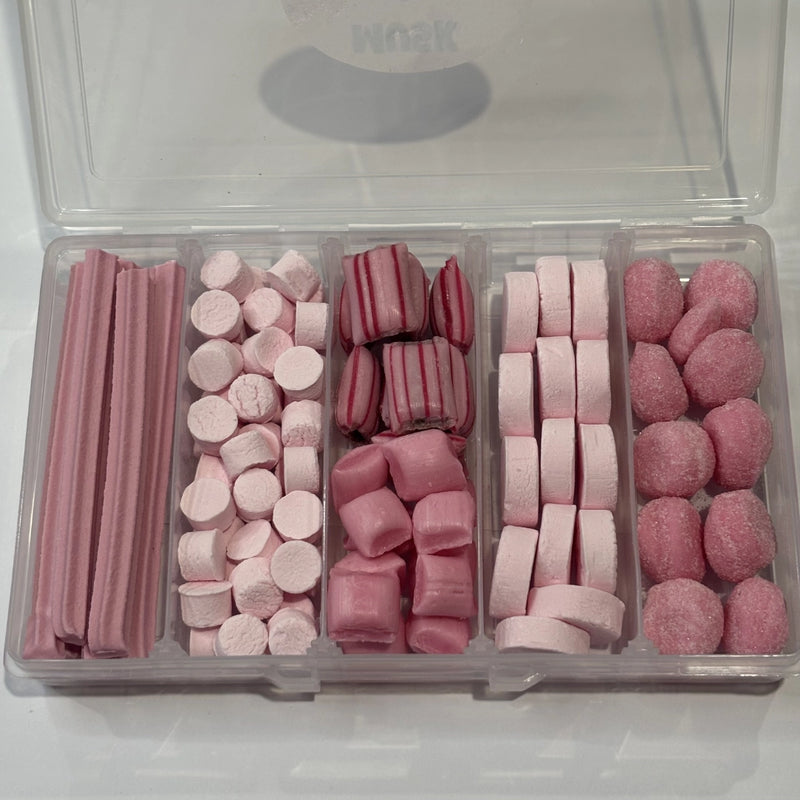 Assorted musk lollies in a snack box