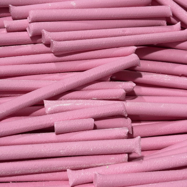 Long pink musk pencil lollies