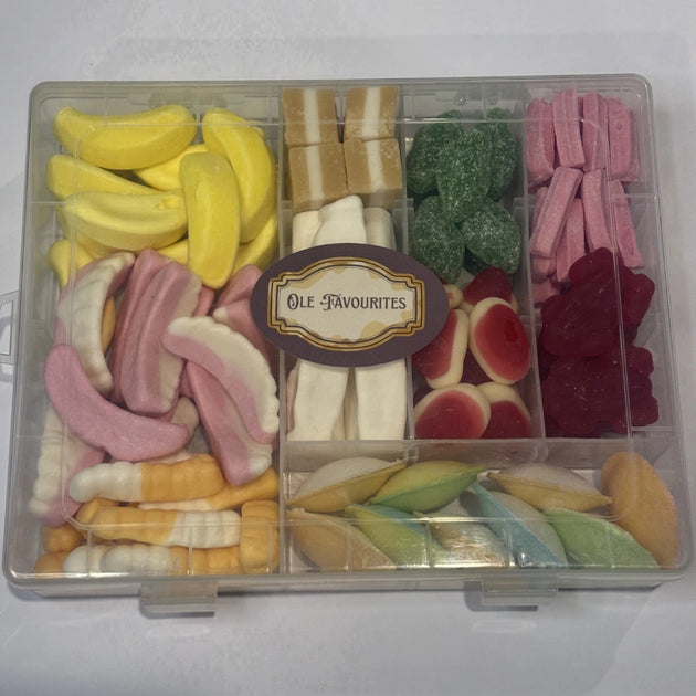 Ole favourites lolly box