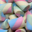 Marshmallows swirled in gorgeous pastel colours