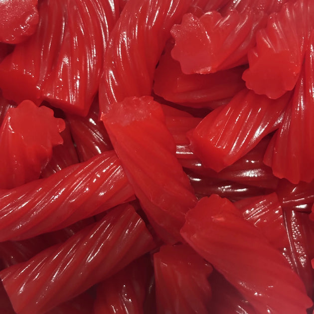 Red licorice twists