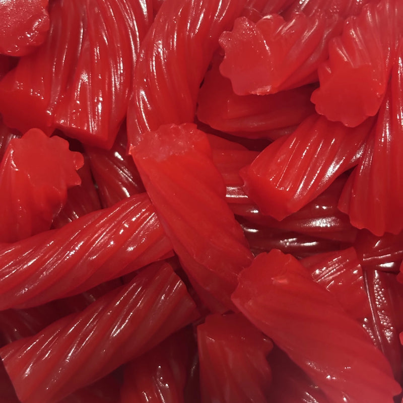 Red licorice twists