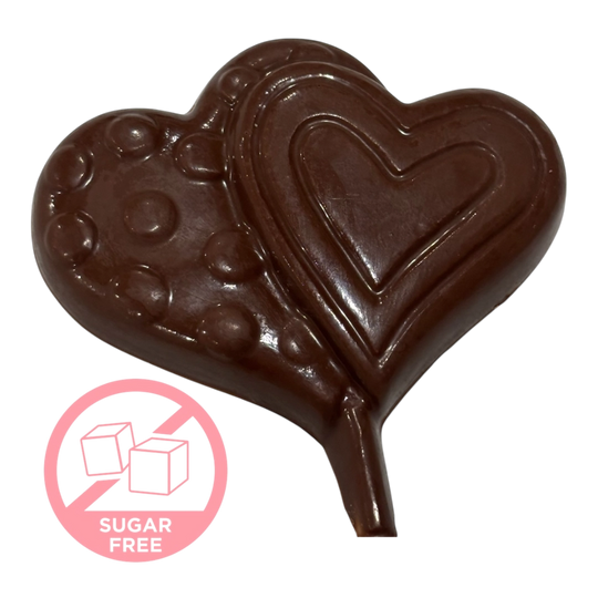 Sugar free chocolate hearts