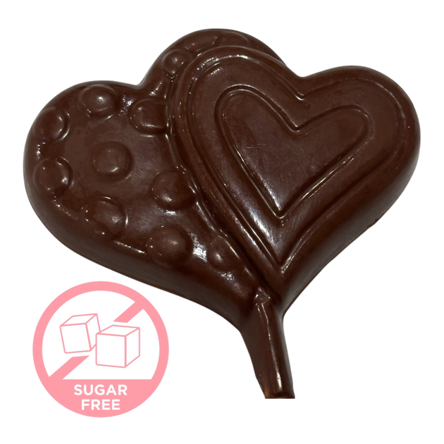 Sugar free chocolate hearts