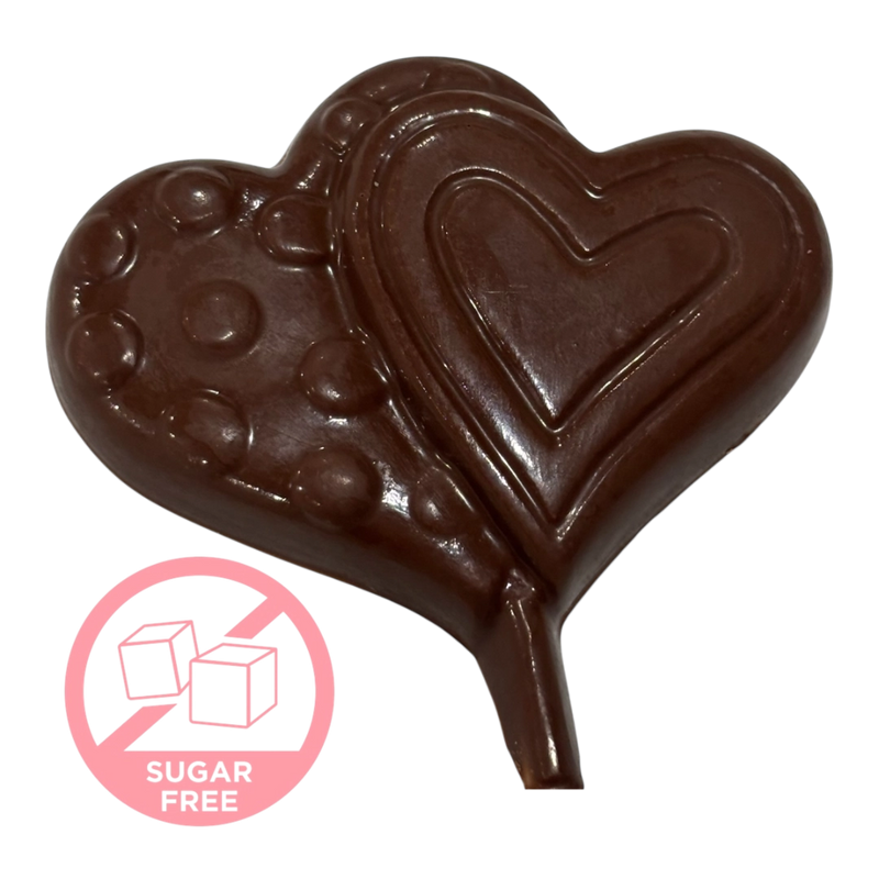 Sugar free chocolate hearts