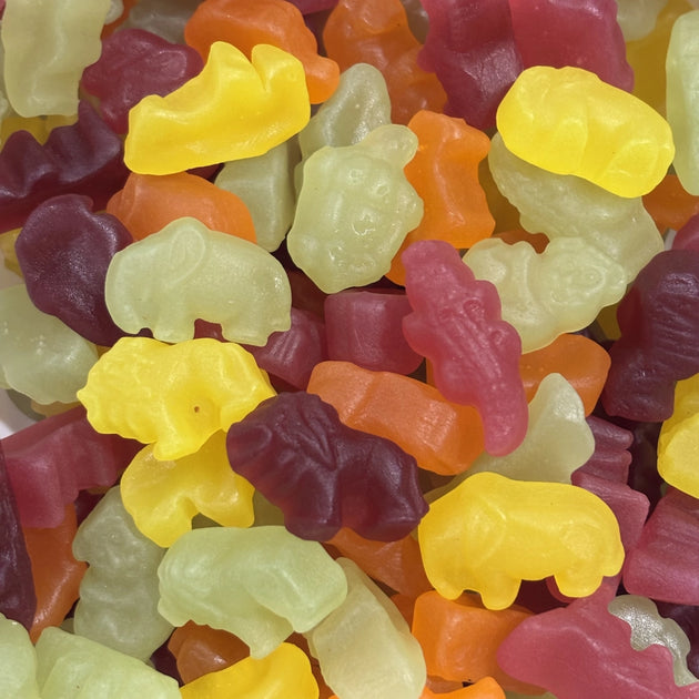 Safari themed animal lollies