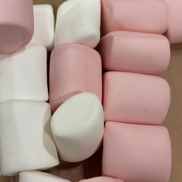 Sugar free pink and white marshmallows