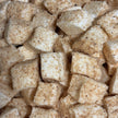 Marshmallow squares coated in toasted coconut
